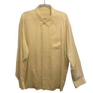 Tommy Bahama Button up Shirt XXL Cream Color